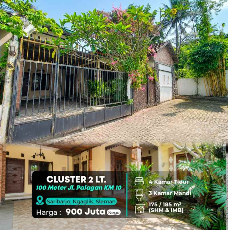 dijual rumah jl palagan km 10
