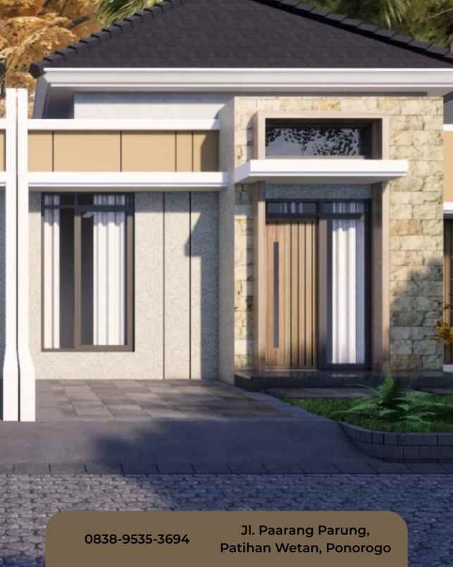 dijual rumah jl parang parung patihan