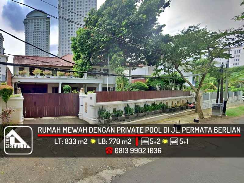 dijual rumah jl permata berlian grogol