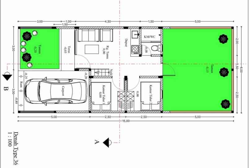 dijual rumah jl roro jonggrang no 26 22