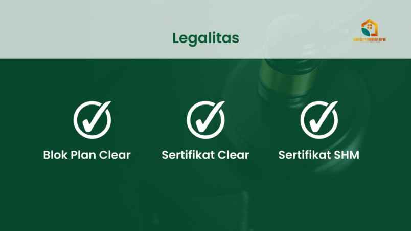 dijual rumah kukusan depok jawa barat