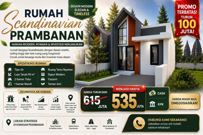 dijual rumah perumahan karta kirana