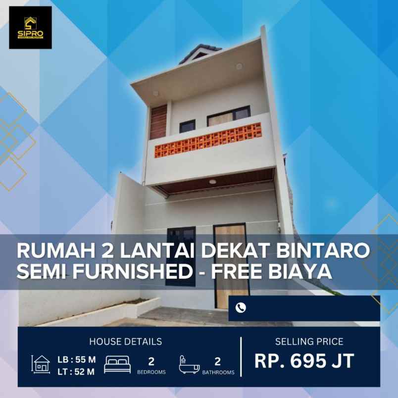 dijual rumah pondok aren