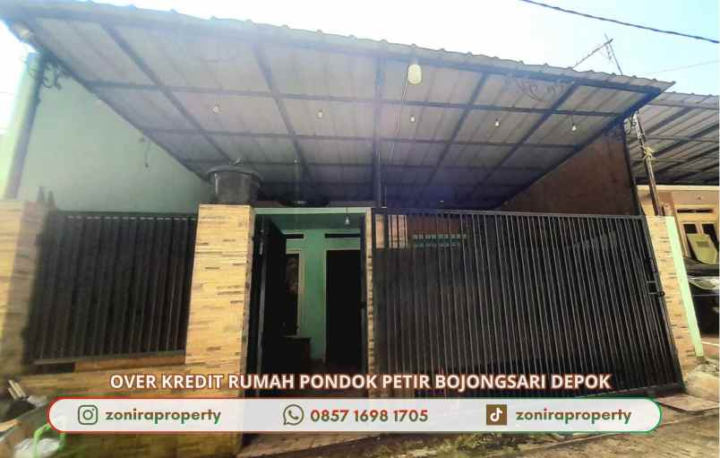 dijual rumah pondok petir bojongsari depok