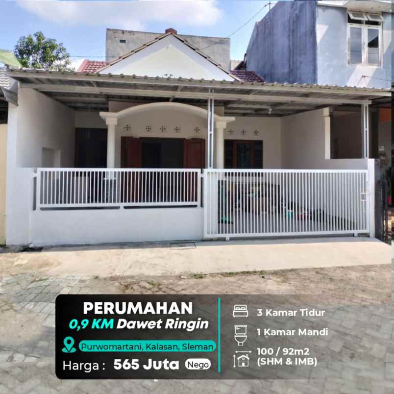 dijual rumah purwomartani