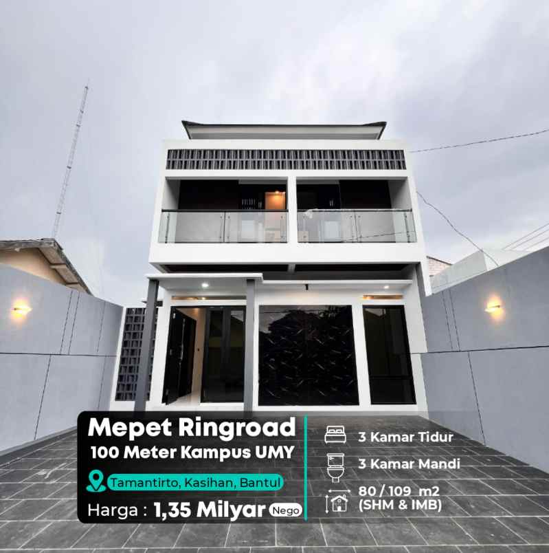 dijual rumah sebelah kampus umy