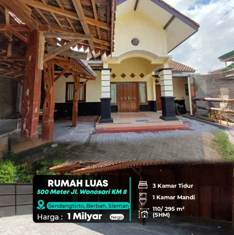 dijual rumah sendangtirto