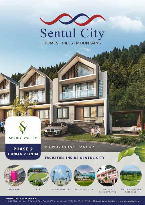 dijual rumah sentul city