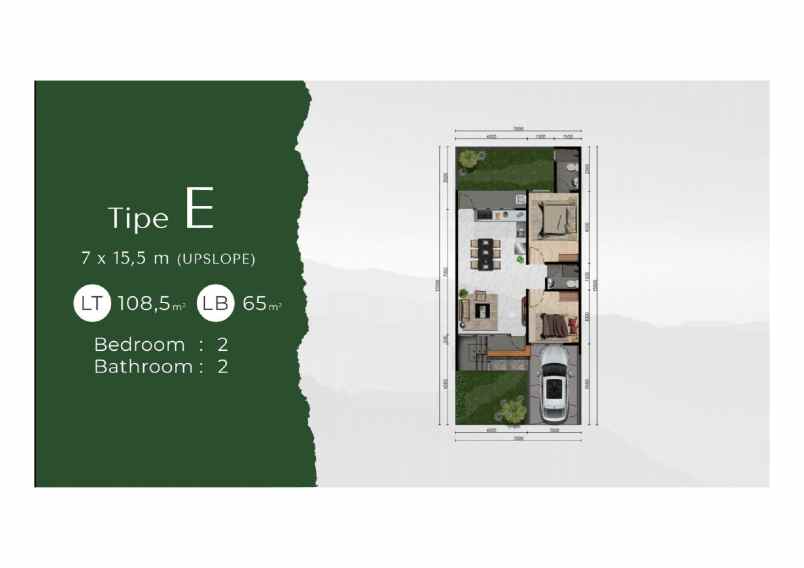 dijual rumah sentul city