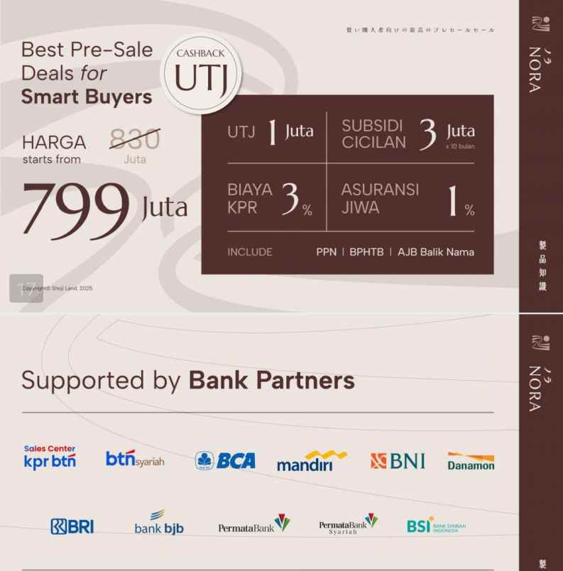 dijual rumah shoji land