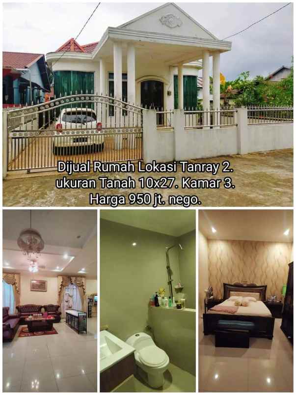 dijual rumah tanjung raya 2
