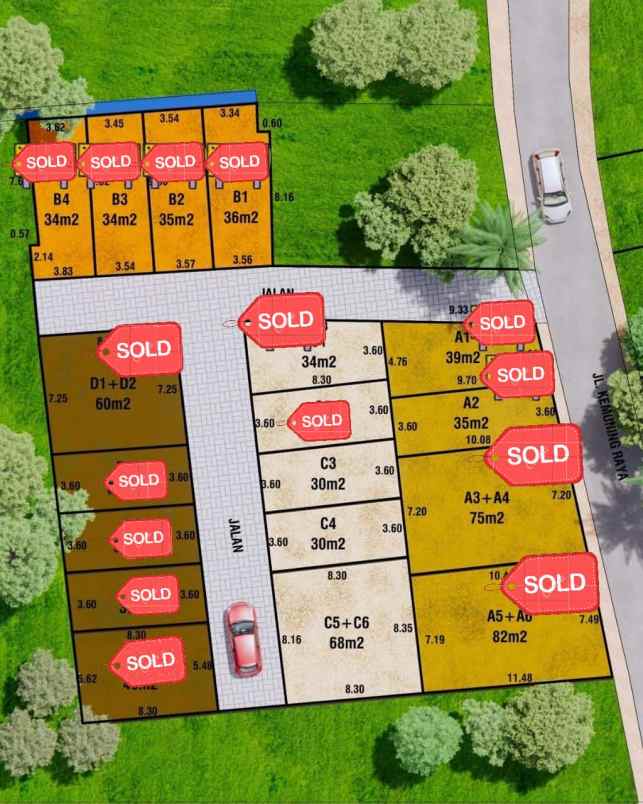 dijual rumah utan kayu utara matraman