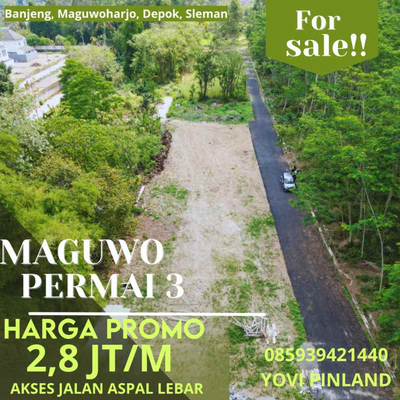 dijual tanah banjeng maguwoharjo depok