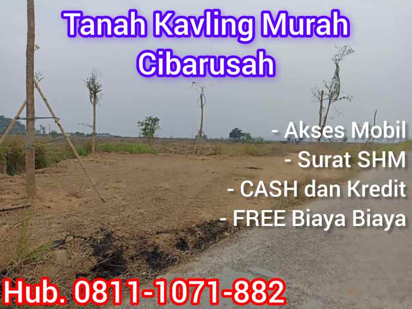 dijual tanah cibarusah jonggol