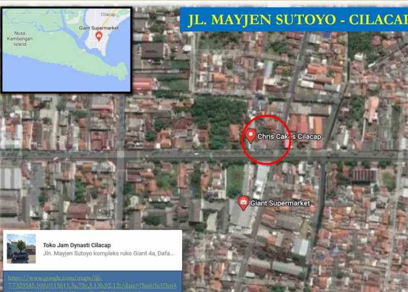 dijual tanah di cilacap