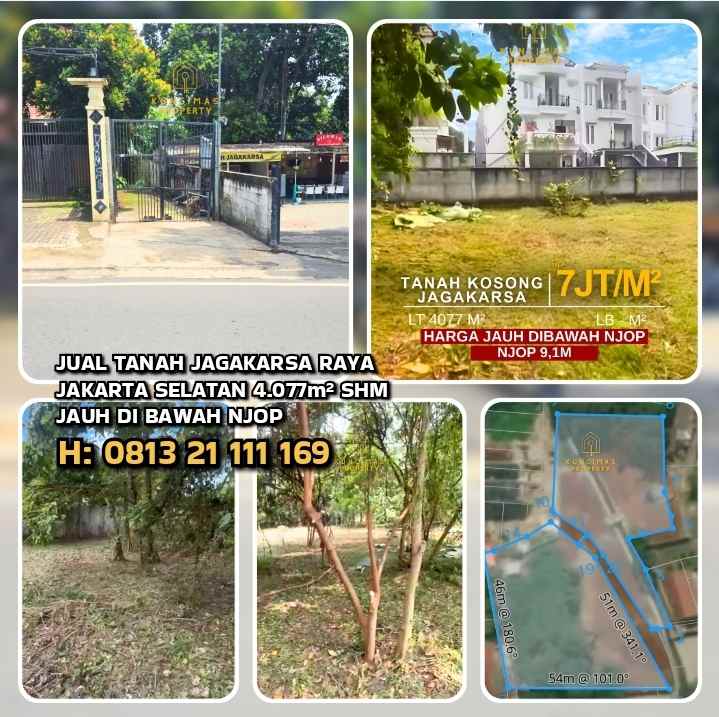 dijual tanah jagakarsa jakarta selatan