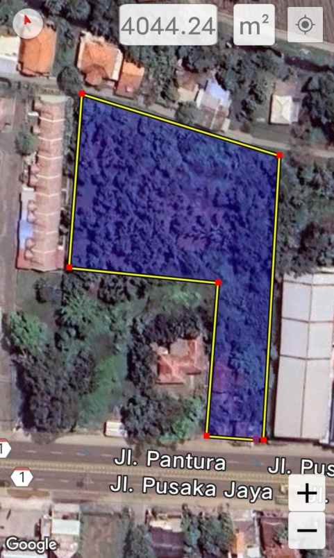 dijual tanah jalan pantura pusakanagara