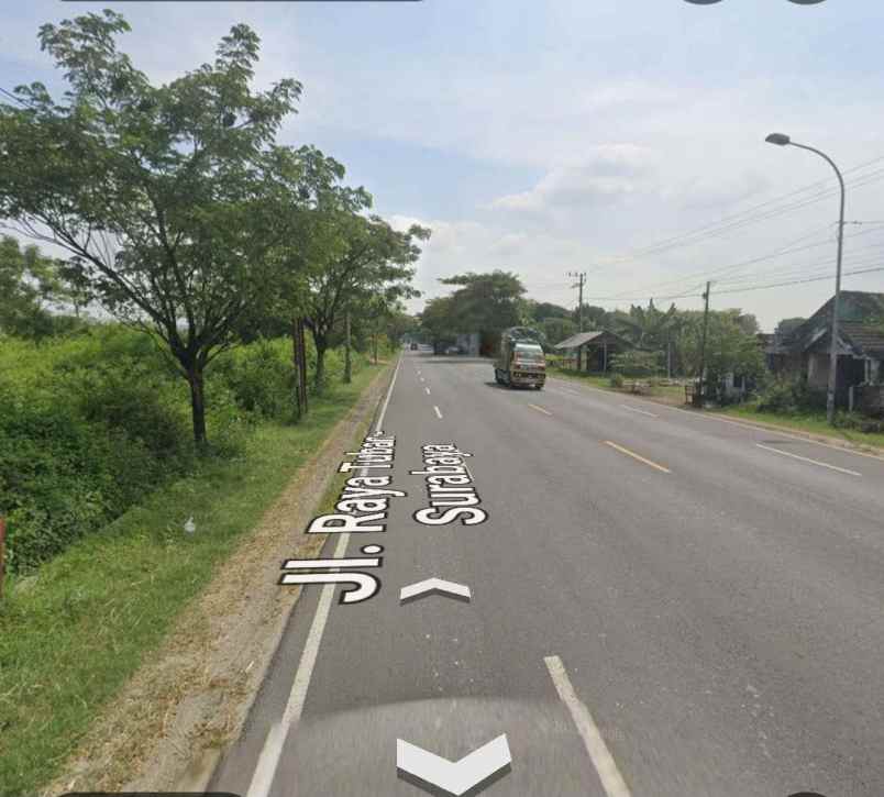 dijual tanah jalan raya tuban babat