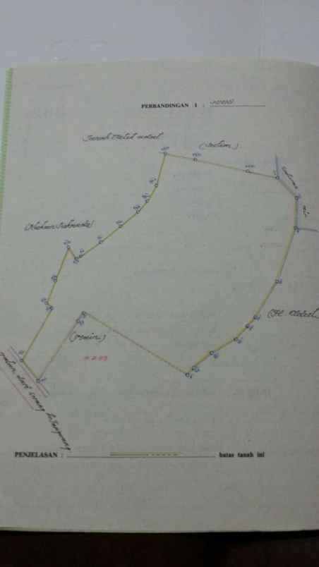 dijual tanah jl raya serang km 17