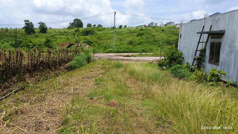 dijual tanah jl teuku cik ditaro kemiling