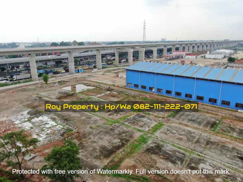 dijual tanah jl tol jakarta cikampek