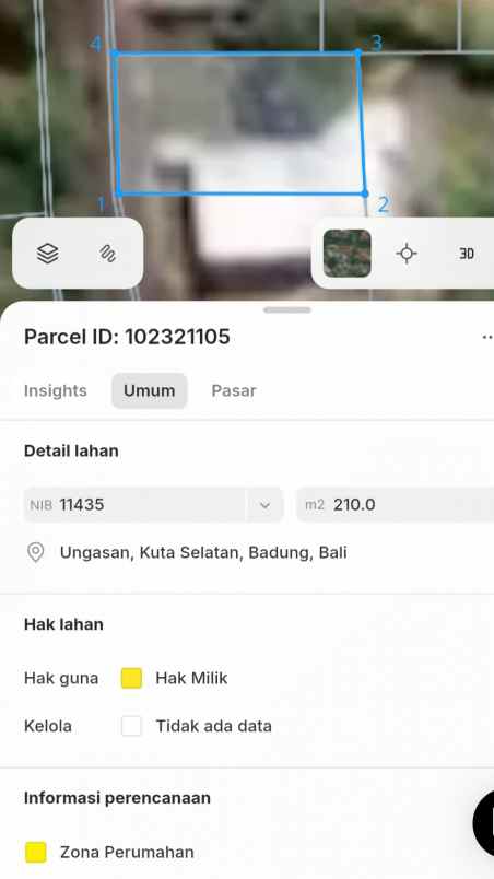 dijual tanah jombaran uluwatu
