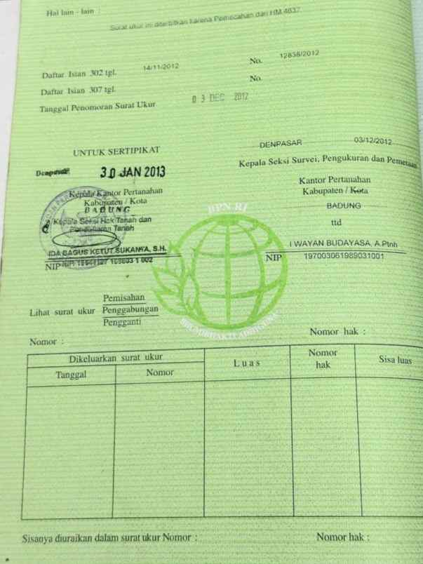 dijual tanah jombaran uluwatu