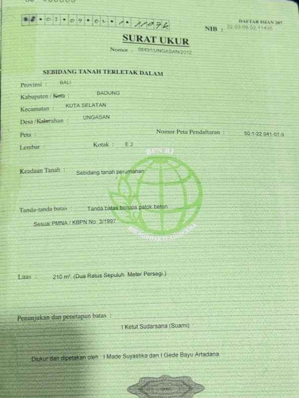 dijual tanah jombaran uluwatu