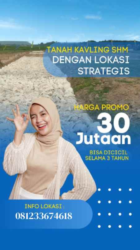 dijual tanah kavling griya permata