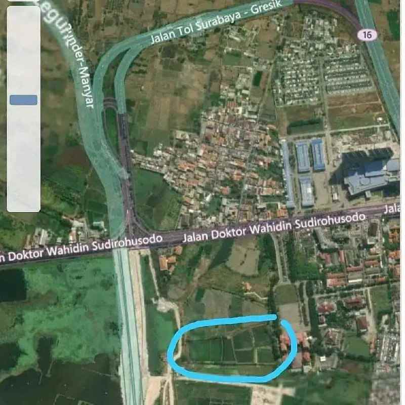 dijual tanah kebomas