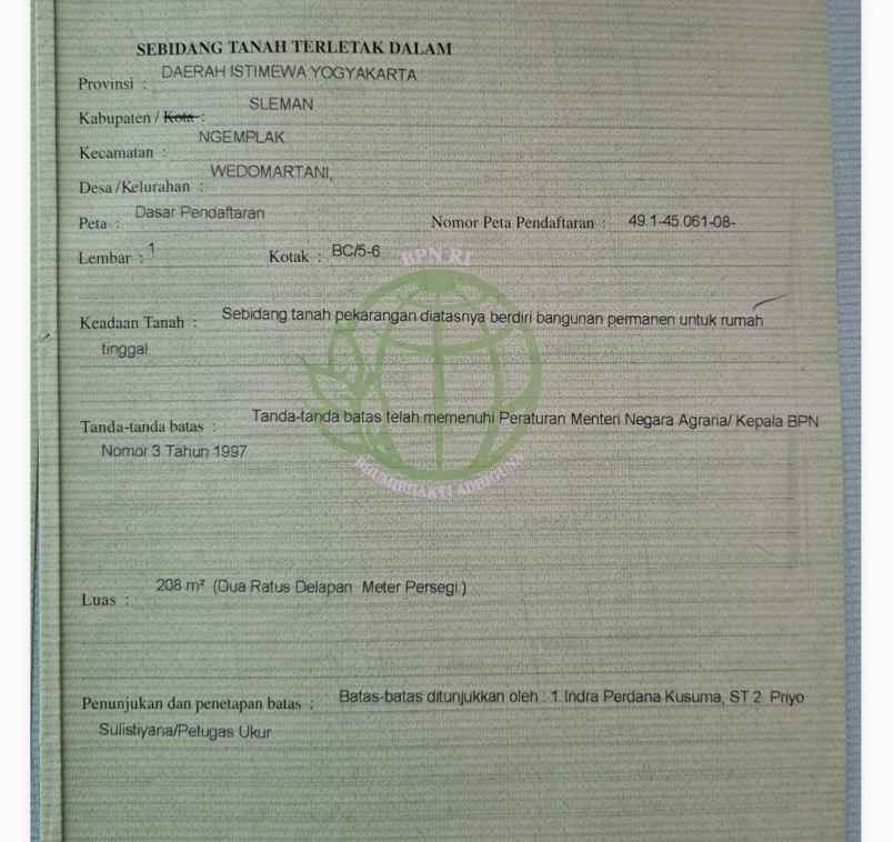 dijual tanah krajan