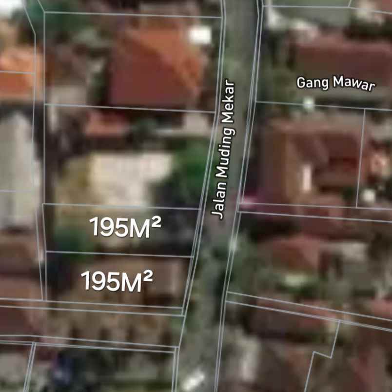 dijual tanah muding mekar