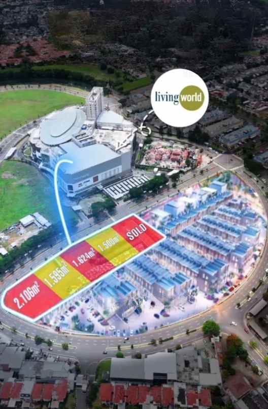 dijual tanah north square district di