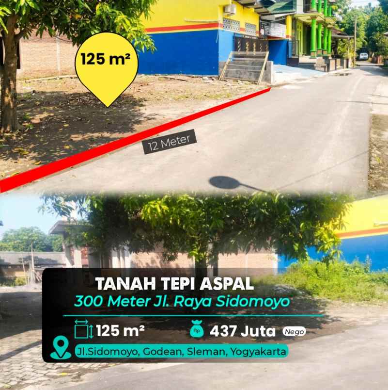 dijual tanah sidomoyo