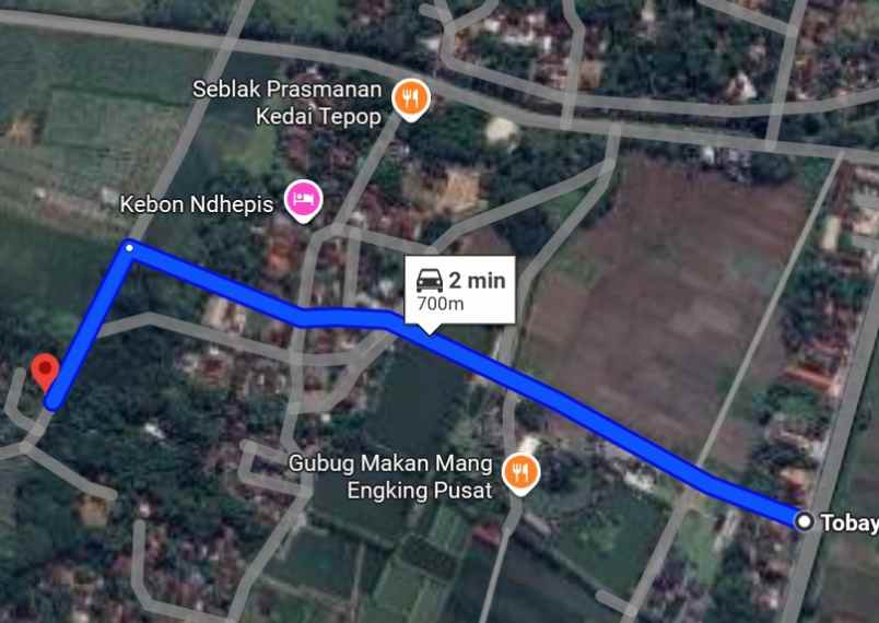 dijual tanah tanah kavling minggir