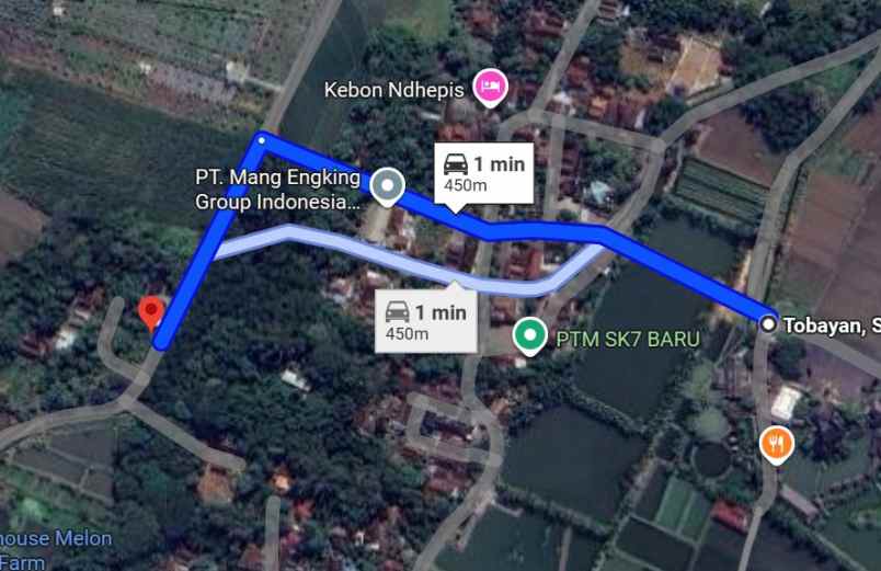 dijual tanah tanah kavling minggir