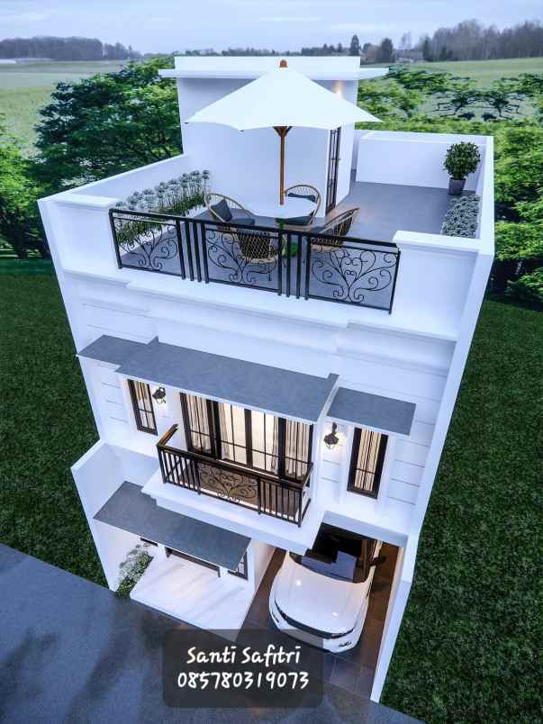 dijual townhouse classic modern tanjung barat jaksel