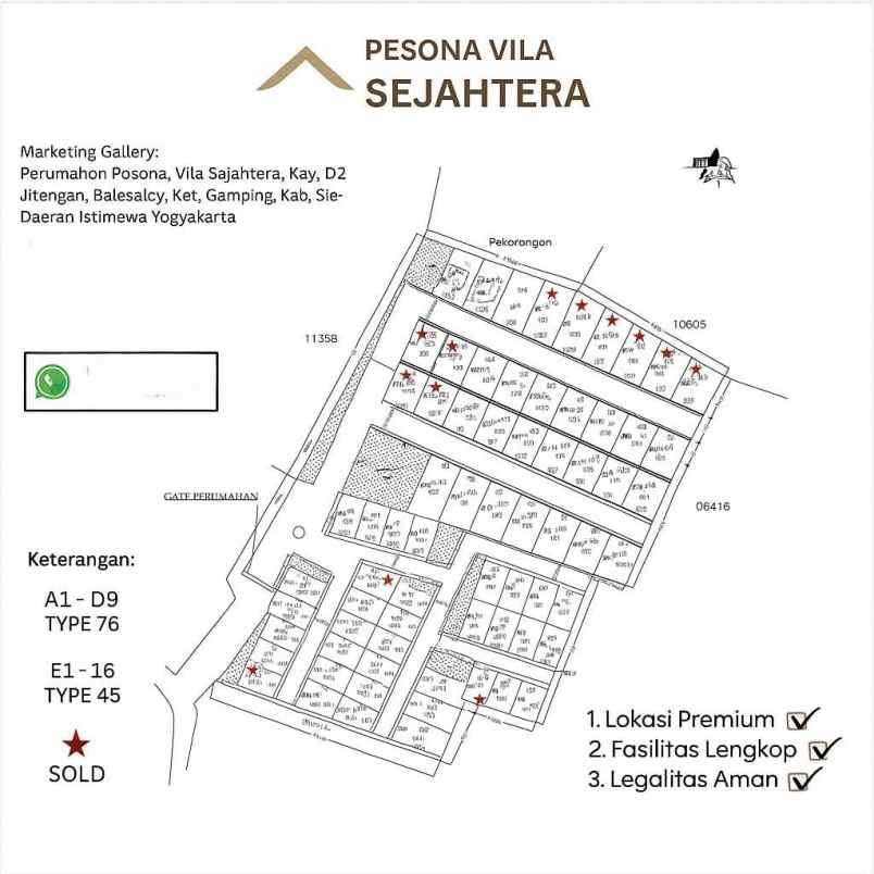 dijual villa shm pesona villa sejahtera