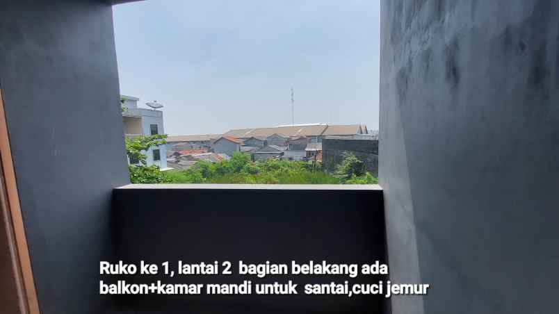 disewakan ruko gudang kantor jalan raya dadap kosambi