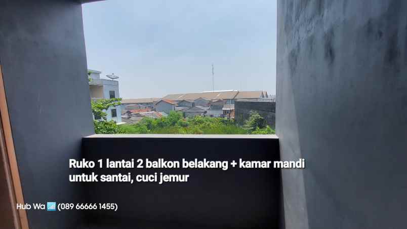 disewakan ruko gudang kantor jalan raya dadap kosambi