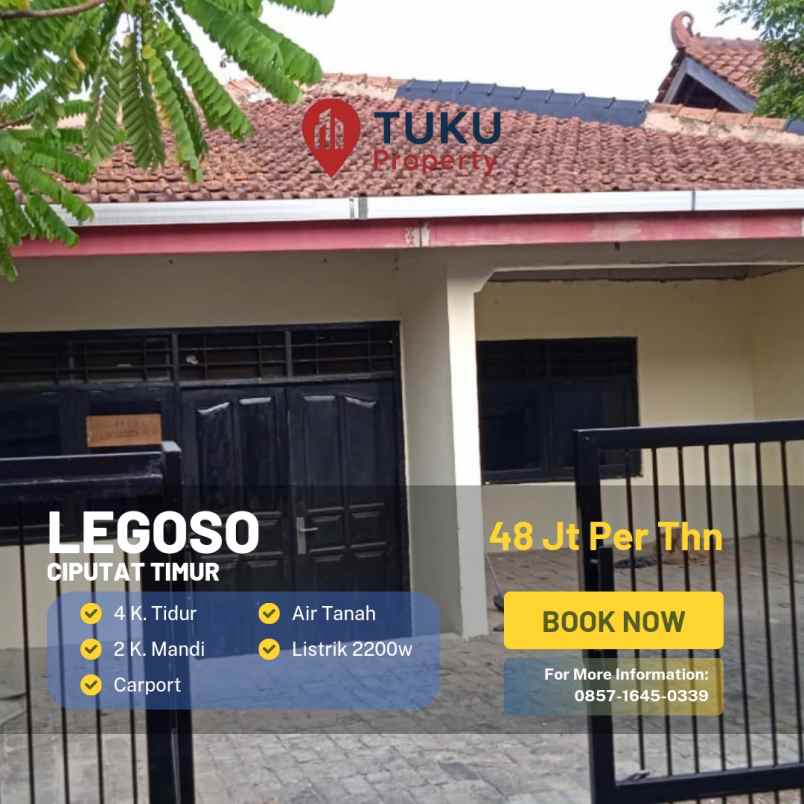 disewakan ruma luas di legoso ciputat