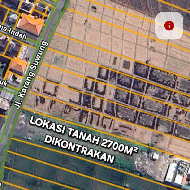 disewakan tanah tibubeneng