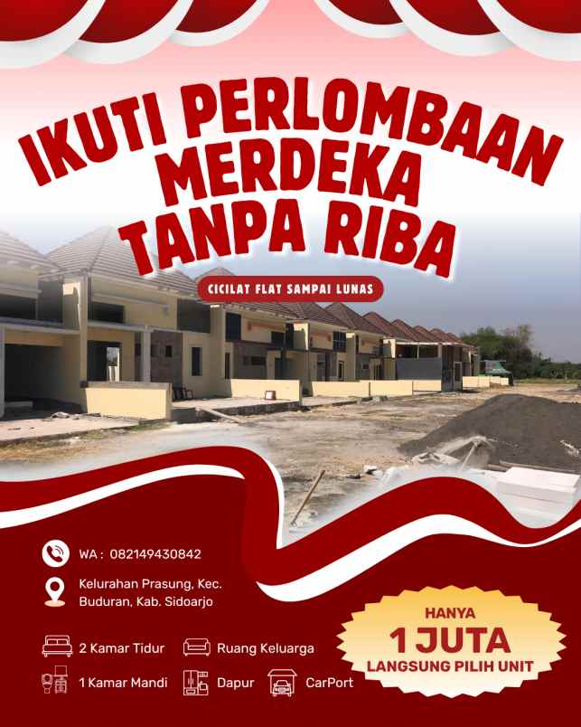 hanya satu juta anda bisa langsung memilih unit