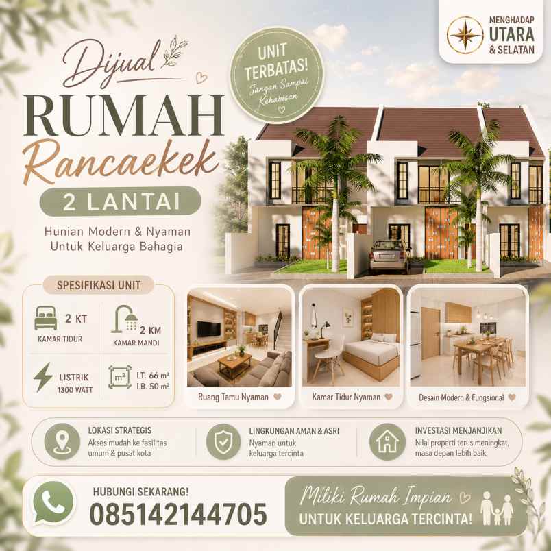 hunian eksklusif rancaekek ready unit harga terjangkau