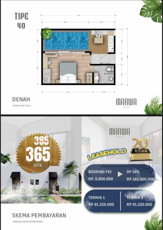 investasi villa menarik dekat kawasan pendidikan jogja