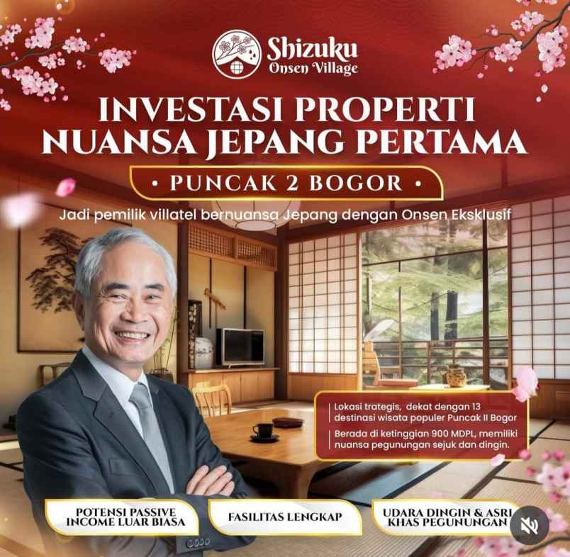 investasi villa premium nuansa jepang di bogor