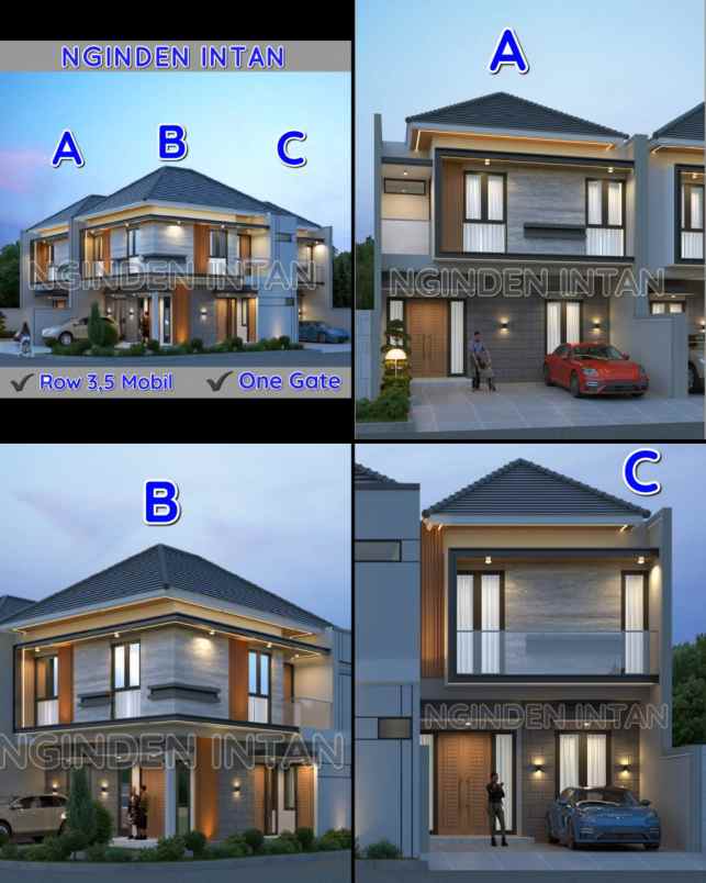 jual rumah baru nginden intan surabaya timur