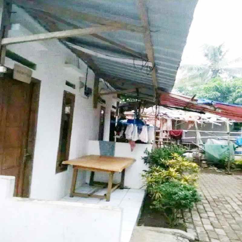 jual rumah kontrakan 2 pintu di gunung sindur