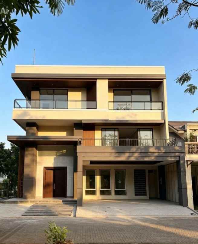 jual rumah mewah di bsd greenwich hook taman