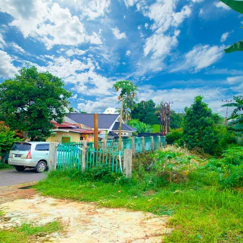 kavling pinggir jalan sukatani siap bangun 200 m2